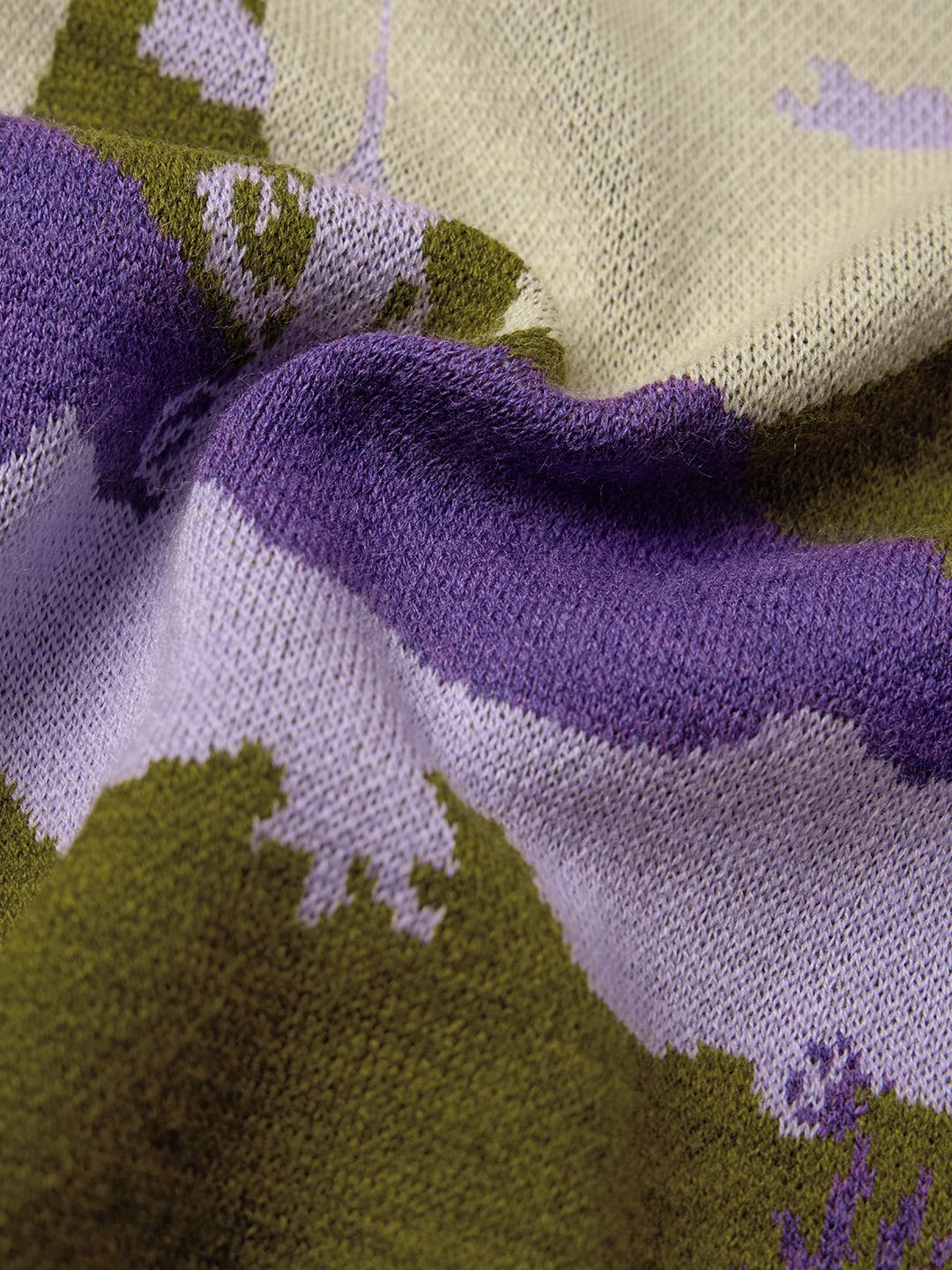 TSS Originals: Lilac Sun Landscape Women Oversized Sweaters