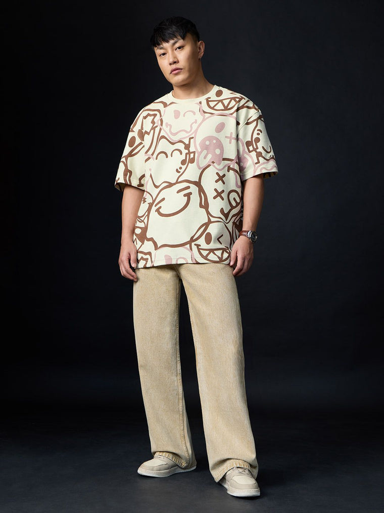 S.W.SMILEY: All The Feels Oversized T-Shirts