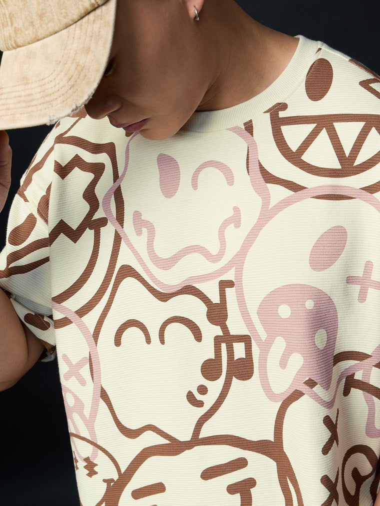 S.W.SMILEY: All The Feels Oversized T-Shirts
