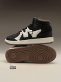 UBZ Ascend: Black Men Mid Top Sneakers
