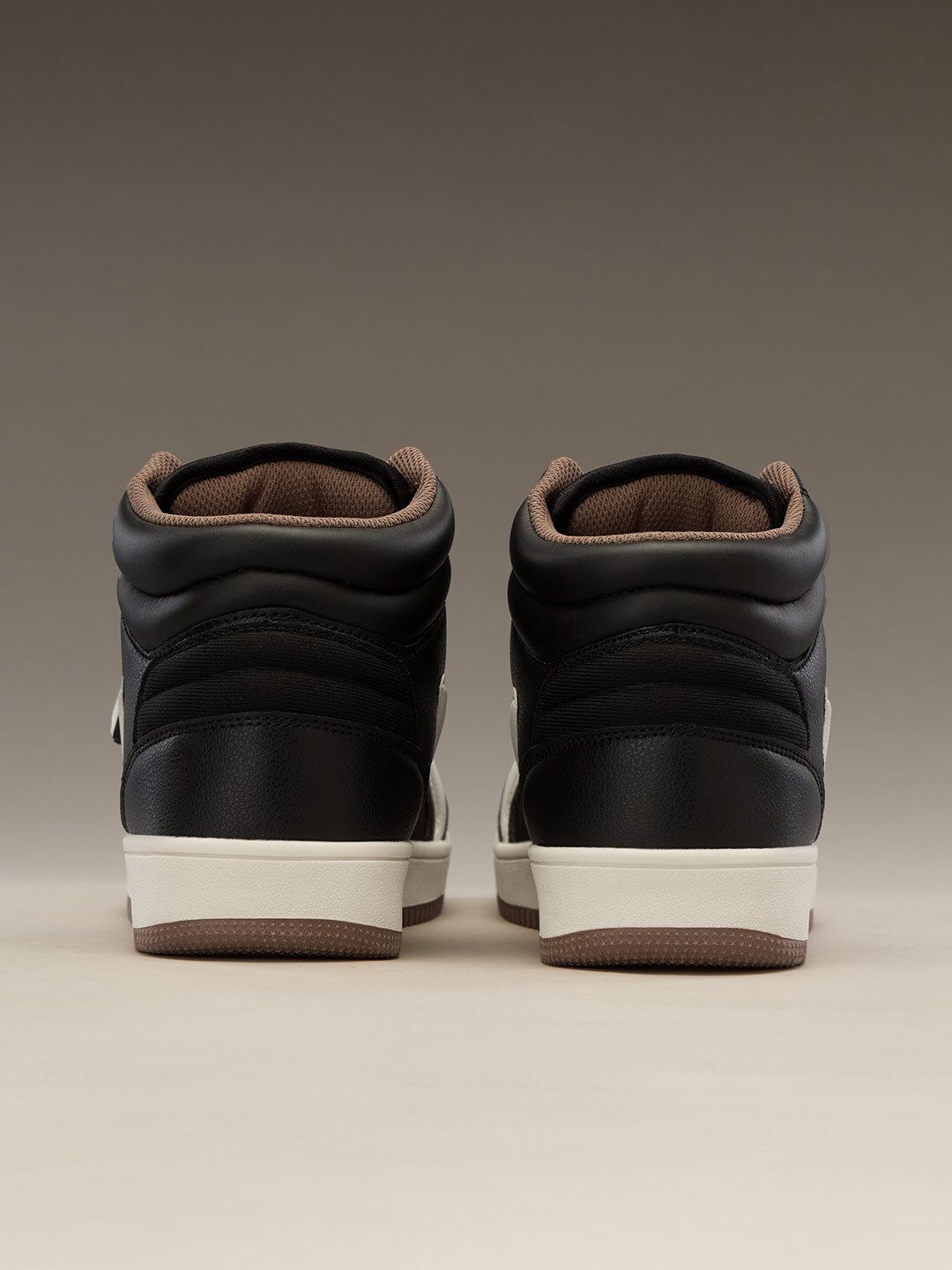 UBZ Ascend: Black Men Mid Top Sneakers