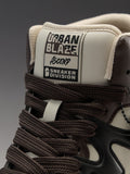 UBZ Reverb XL: Mocha Men Mid Top Sneakers