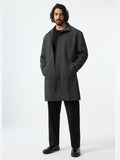 Trench Coat: Charcoal Black Jackets