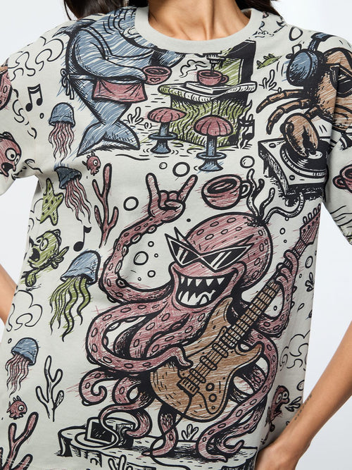TSS Originals: The Daily Grind Women Oversized T-Shirts
