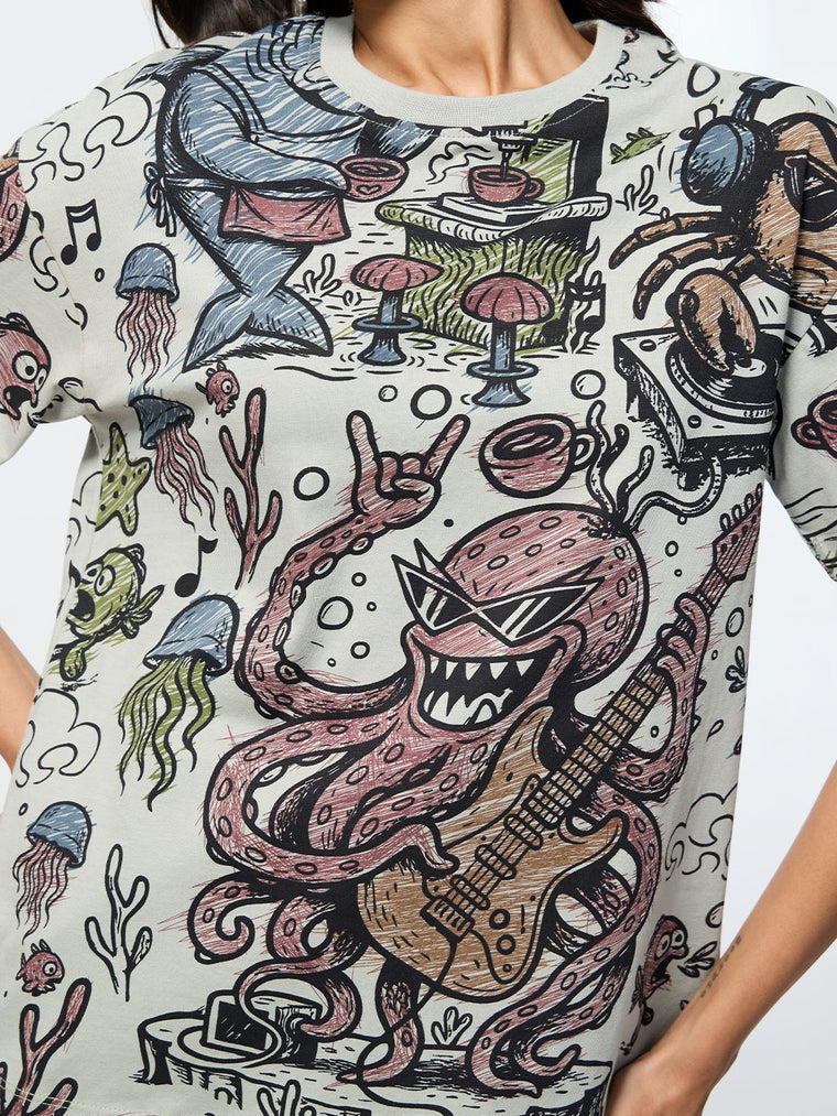 TSS Originals: The Daily Grind Women Oversized T-Shirts