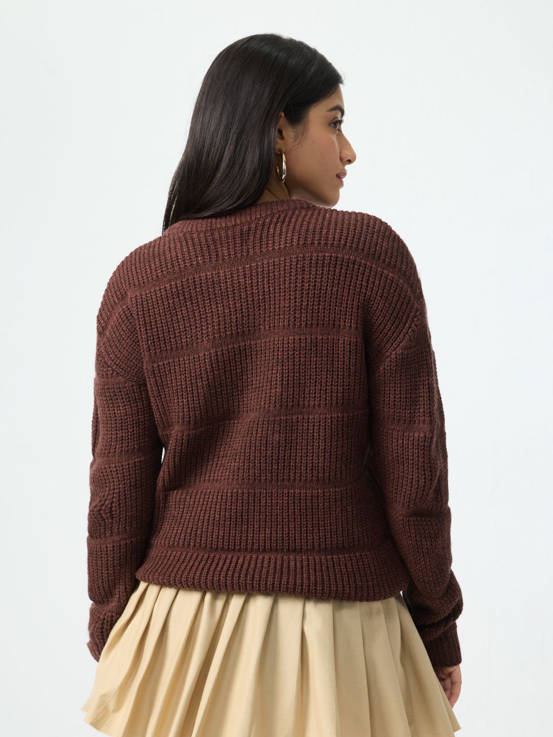 TSS Originals: Skater Bear Women Oversized Sweaters