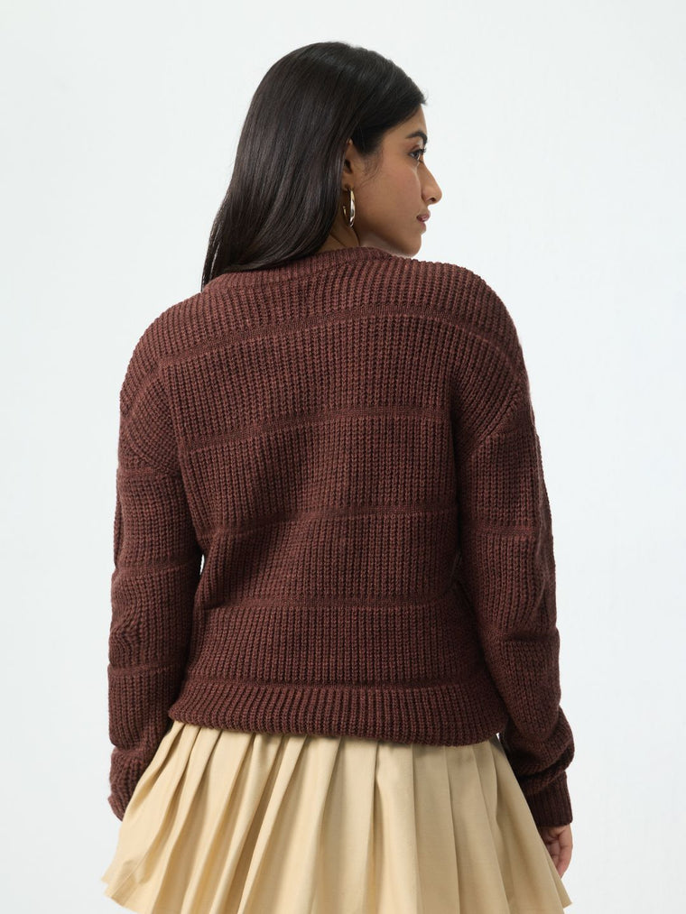 TSS Originals: Skater Bear Women Oversized Sweaters