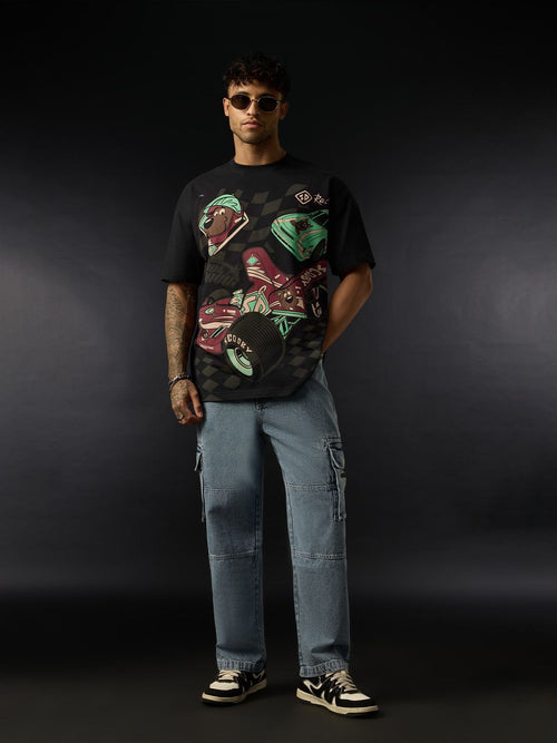 Scooby Doo: Racer Oversized T-Shirts
