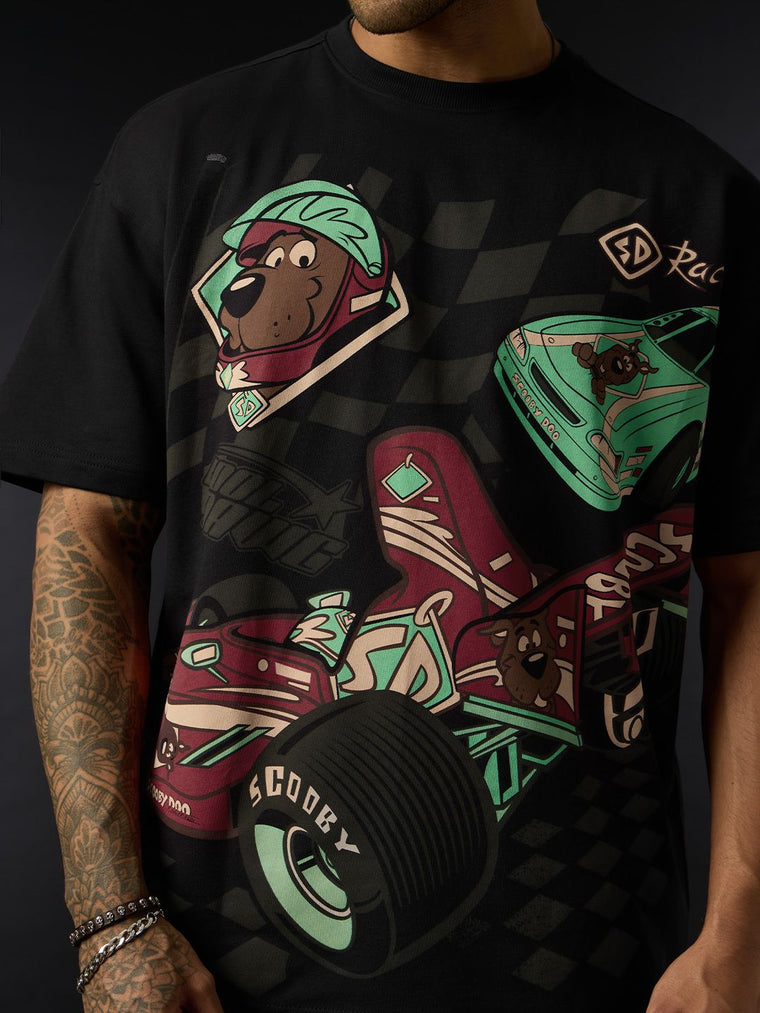 Scooby Doo: Racer Oversized T-Shirts