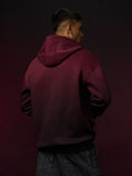TSS Originals: Crimson Ombre Men Oversized Hoodies