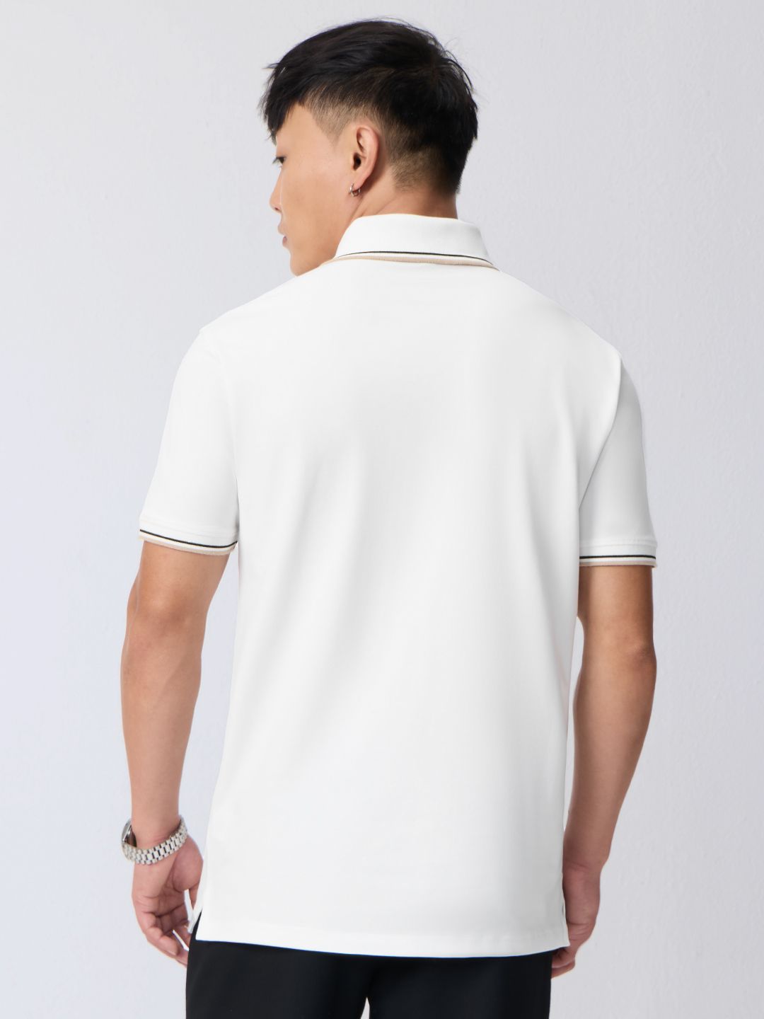 Pique Polo: Ivory Classic Polos