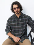 Corduroy Shirt: Deep Forest Men Relaxed Shirts