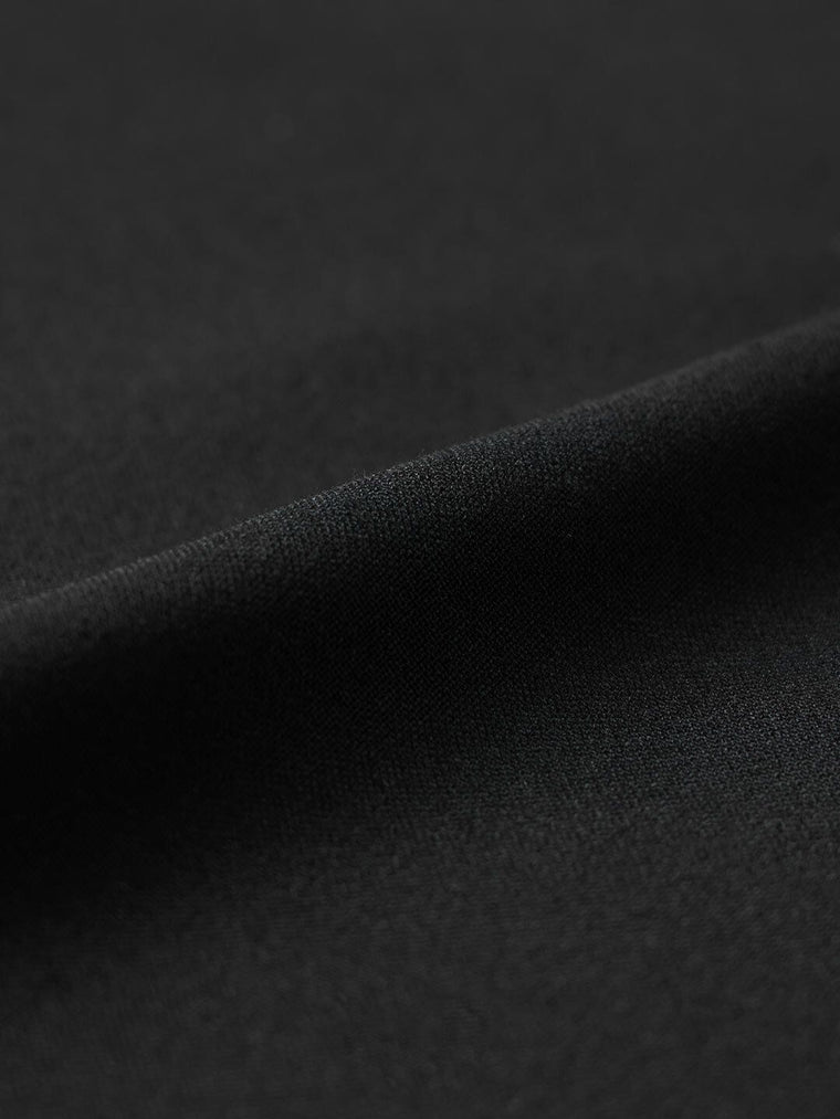 Gurkha Pants: Jet Black Men Super Flex Pants