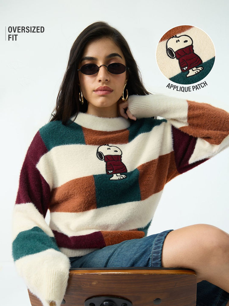 Peanuts: Get Comfy Women Oversized Sweaters