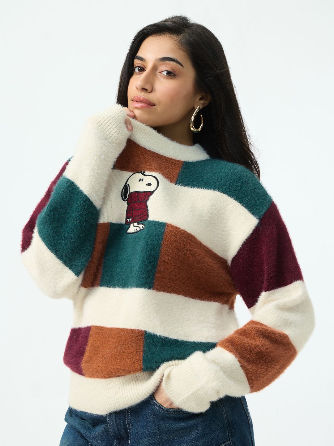 Peanuts: Get Comfy Women Oversized Sweaters