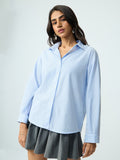 Stripe Shirt: Blueprint Women Oversized Shirts