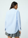Stripe Shirt: Blueprint Women Oversized Shirts