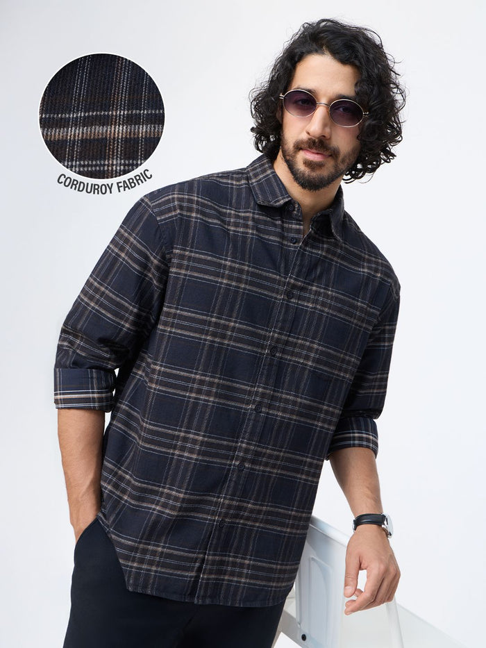 Corduroy Shirt: Eclipse Men Relaxed Shirts
