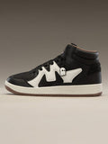 UBZ Ascend: Black Men Mid Top Sneakers
