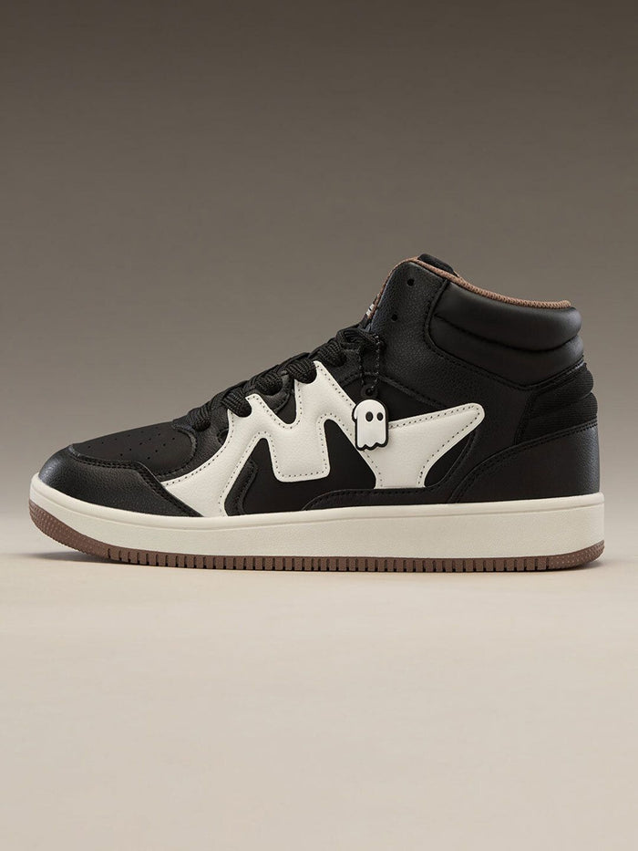UBZ Ascend: Black Men Mid Top Sneakers