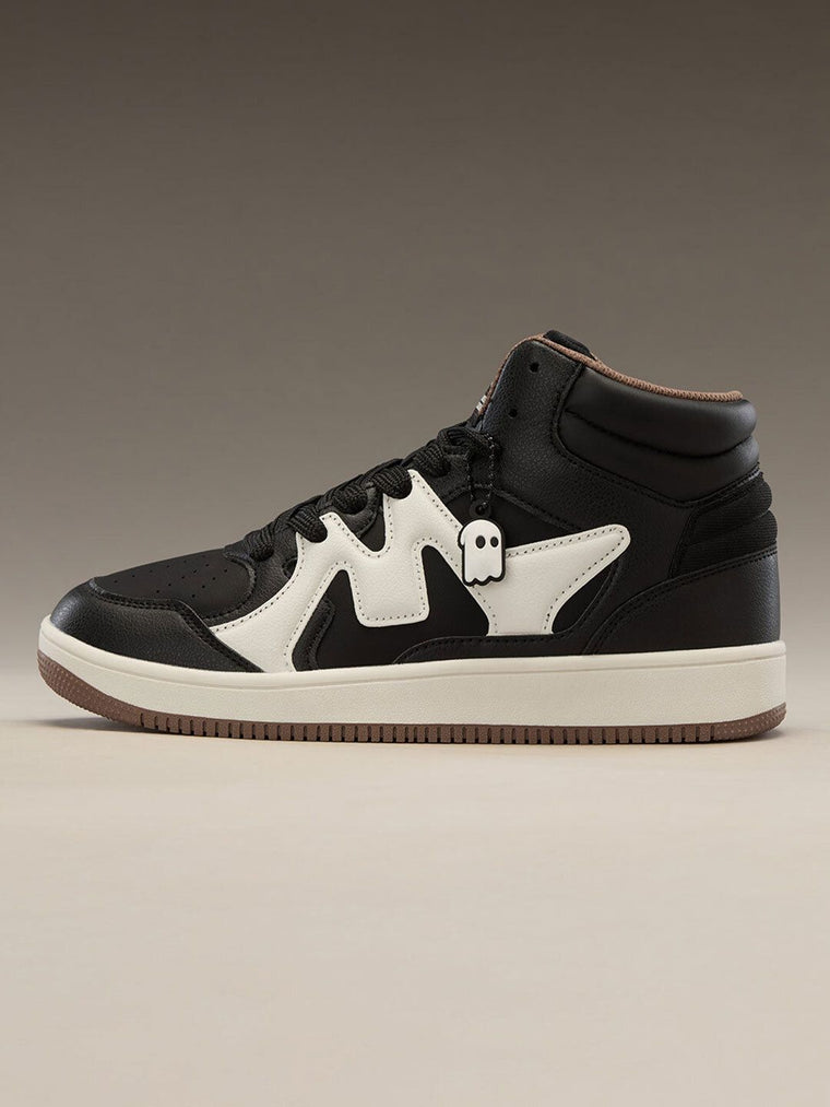 UBZ Ascend: Black Men Mid Top Sneakers