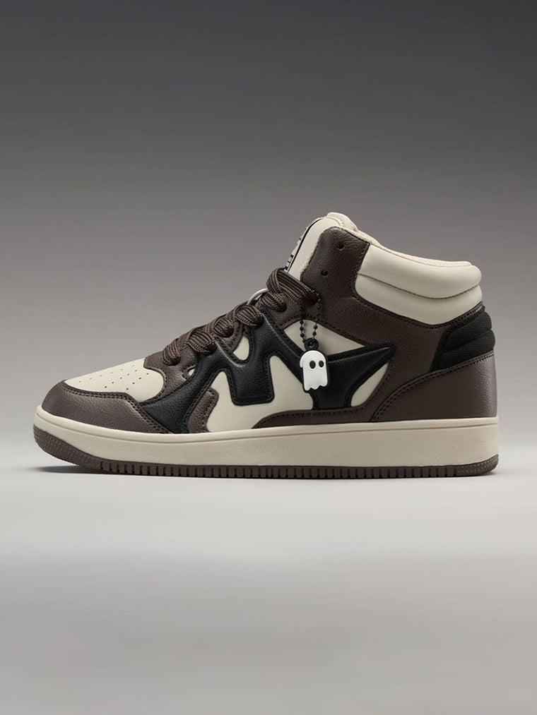 UBZ Reverb XL: Mocha Men Mid Top Sneakers