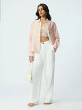 Striped Shirt: Lagoon Women Relaxed Shirts