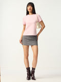 Regular Solids: Blush Women Regular T-Shirts