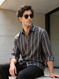 Striped Shirt: Amazonia Men Relaxed Shirts