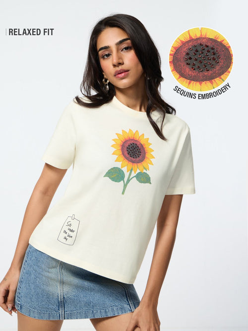 TSS Originals: Sunflower Women Relaxed T-Shirts