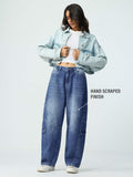 Barrel-Fit Denim: Sulphur Women Barrel Denims