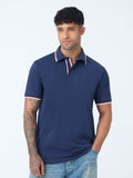 Pique Polo: Indigo Classic Polos