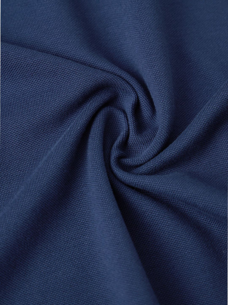 Pique Polo: Indigo Classic Polos