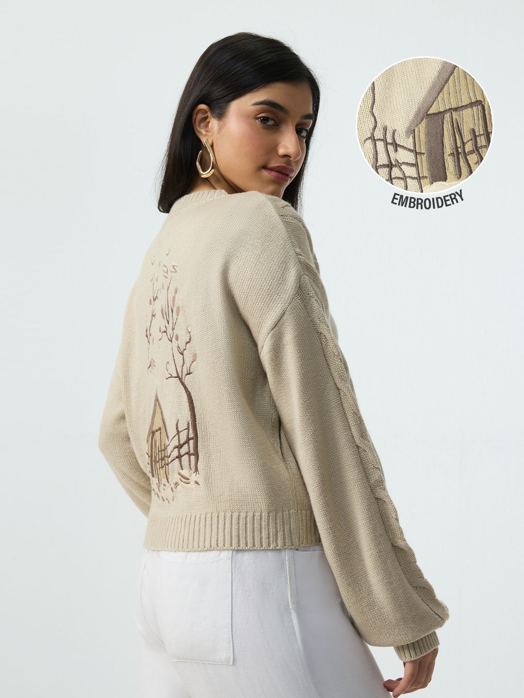 Cable-Knit Sweater: Farmhouse Women Cardigans