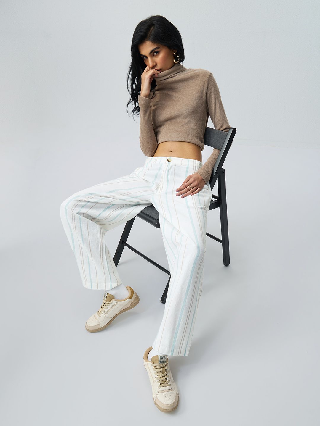 Cotton Linen Pant: Cruise Women Barrel Pants