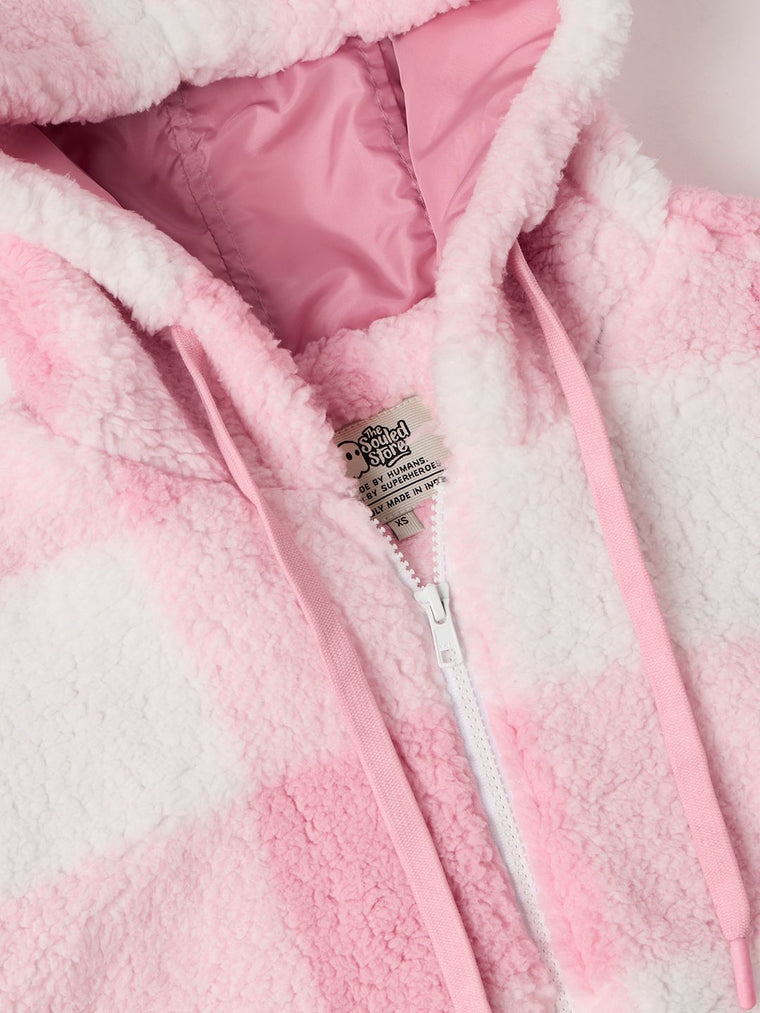Fur Hoodie: Purrfect Women Oversized Zipper Hoodies