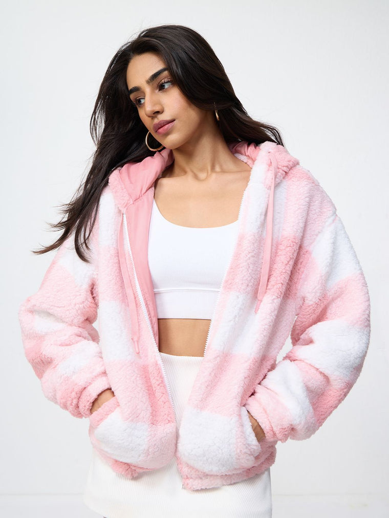 Fur Hoodie: Purrfect Women Oversized Zipper Hoodies
