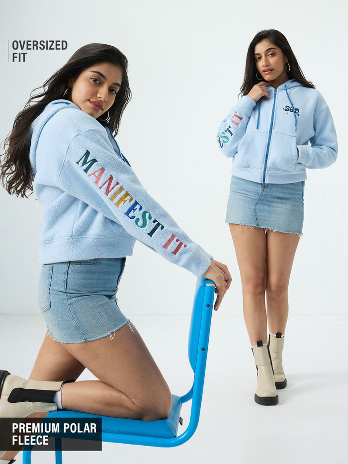 TSS Originals: Celestia Women Oversized Zipper Hoodies