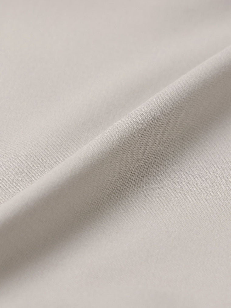 Straight Pleated Pants: Cloud White Men Super Flex Pants