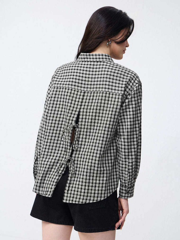 Plaid Shirt: Tulip Women Relaxed Shirts