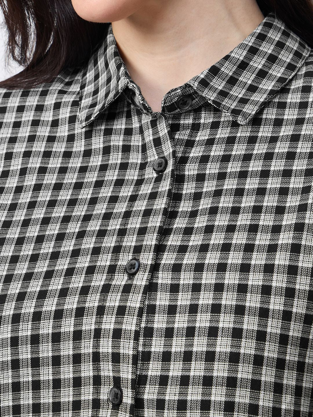 Plaid Shirt: Tulip Women Relaxed Shirts