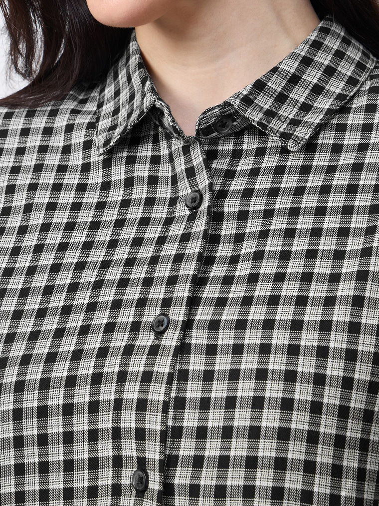 Plaid Shirt: Tulip Women Relaxed Shirts