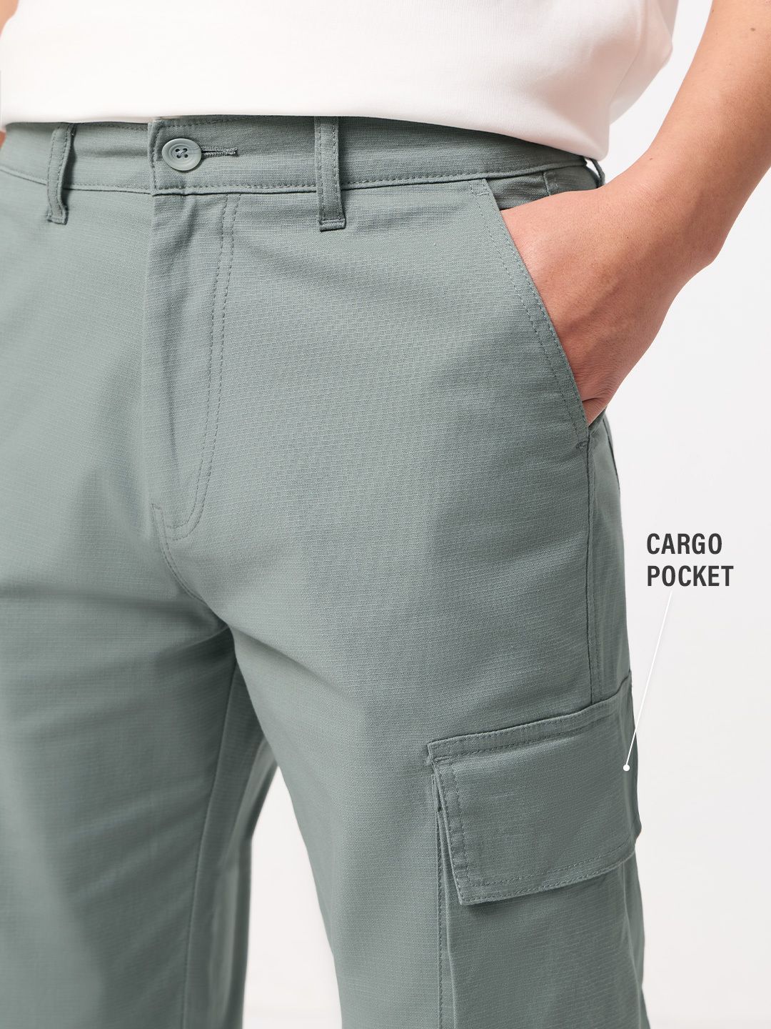 Ripstop Cargo: Sage Men Cargo Pants