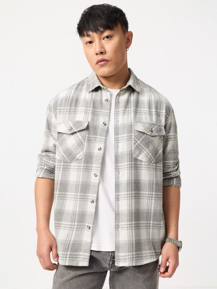 Plaid Shirt: Mystical Men Utility Shirts