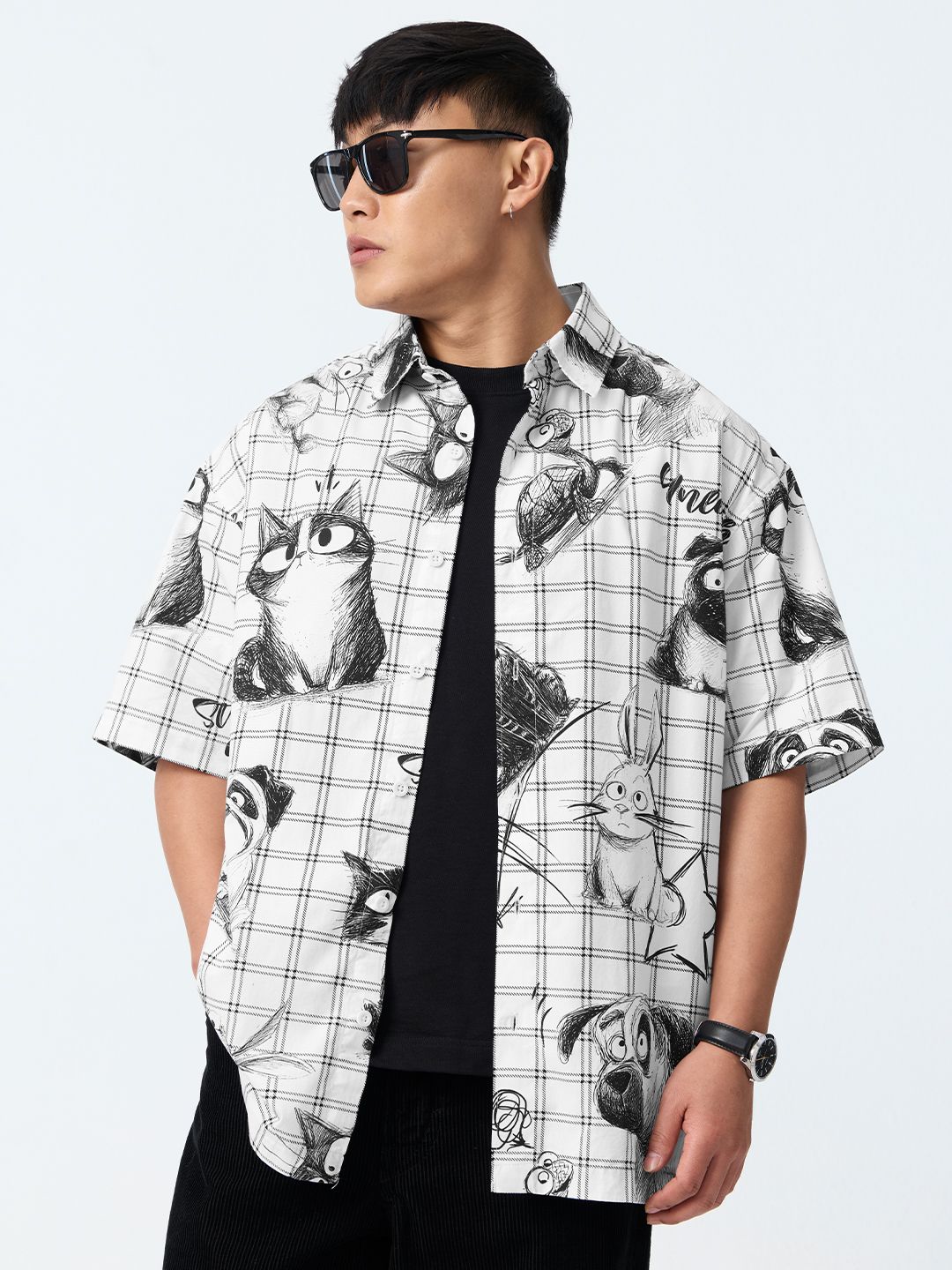 Pets On Prints: The Street Oversized Shirts