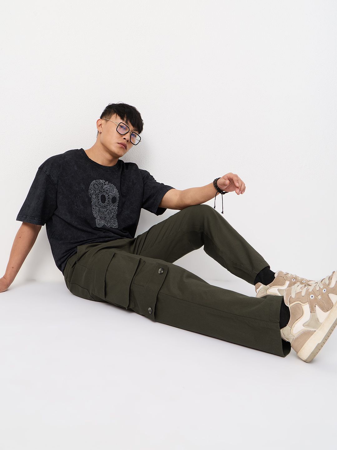 Ripstop Pants: Smoky Truffle Men Cargo Pants