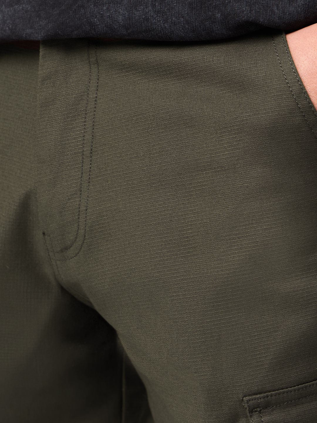 Ripstop Pants: Smoky Truffle Men Cargo Pants