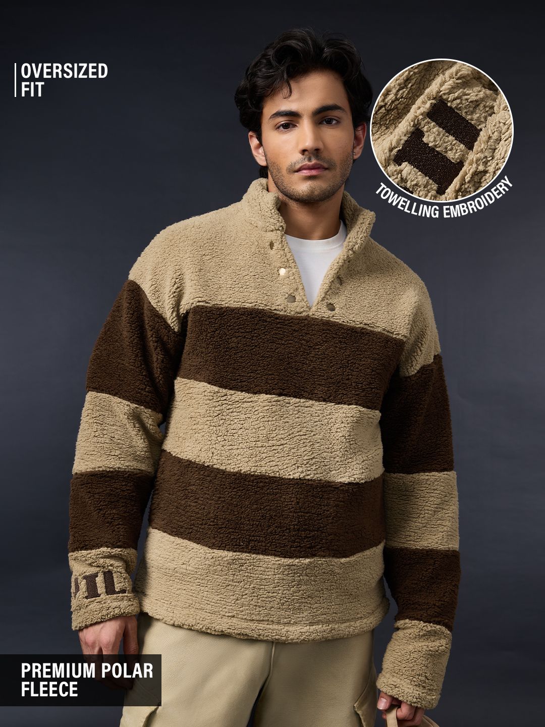 TSS Originals: Cocoa Men Oversized Sweatshirts