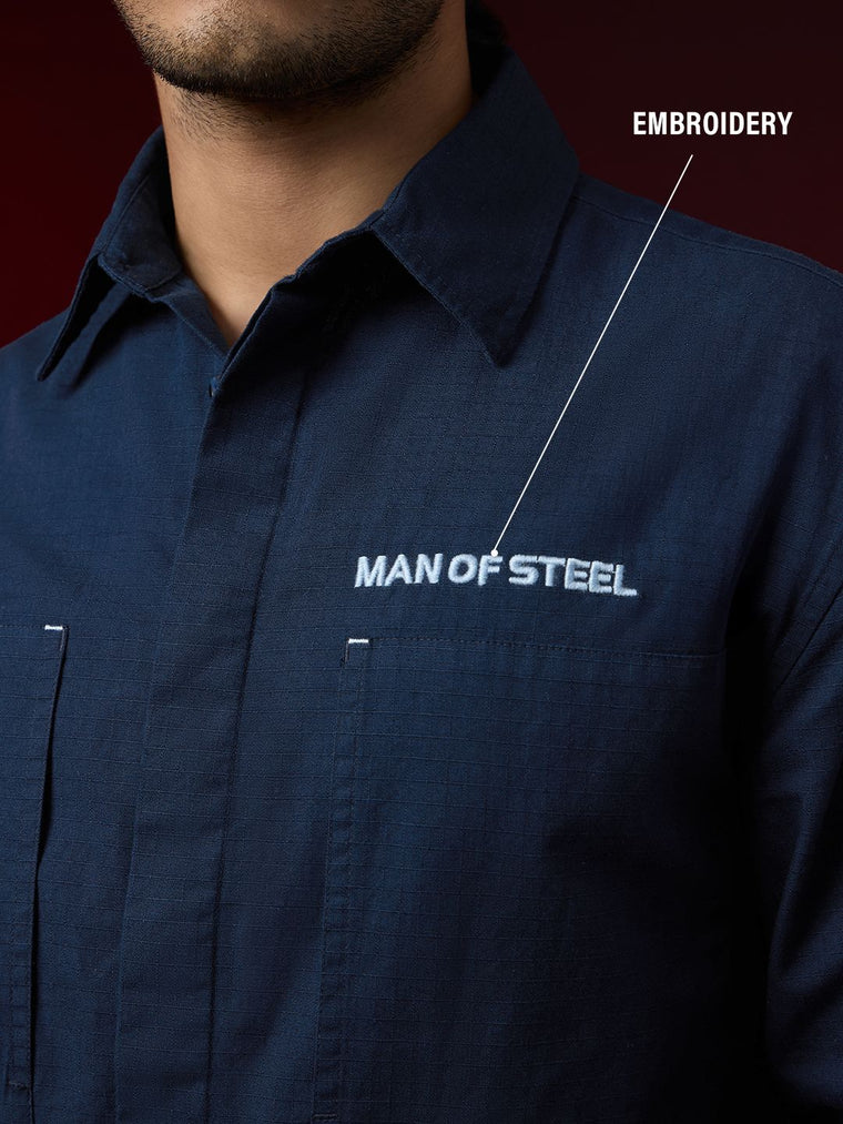 Superman: Man Of Steel Men Utility Shirts