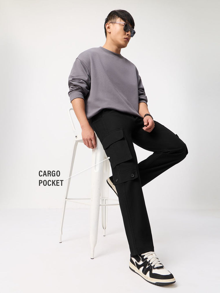 Ripstop Cargo: Matte Onyx Men Cargo Pants